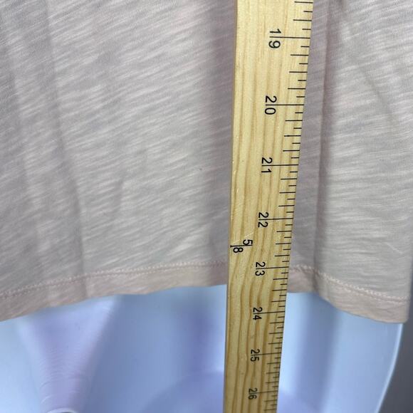 NWT Talbots 1x plus women 100% cotton pink knit henley cottage beachy romantic - Picture 4 of 8